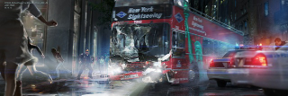 Illustration for article titled Concept art reveals the double-decker chase scene cut from The Amazing Spider-Man